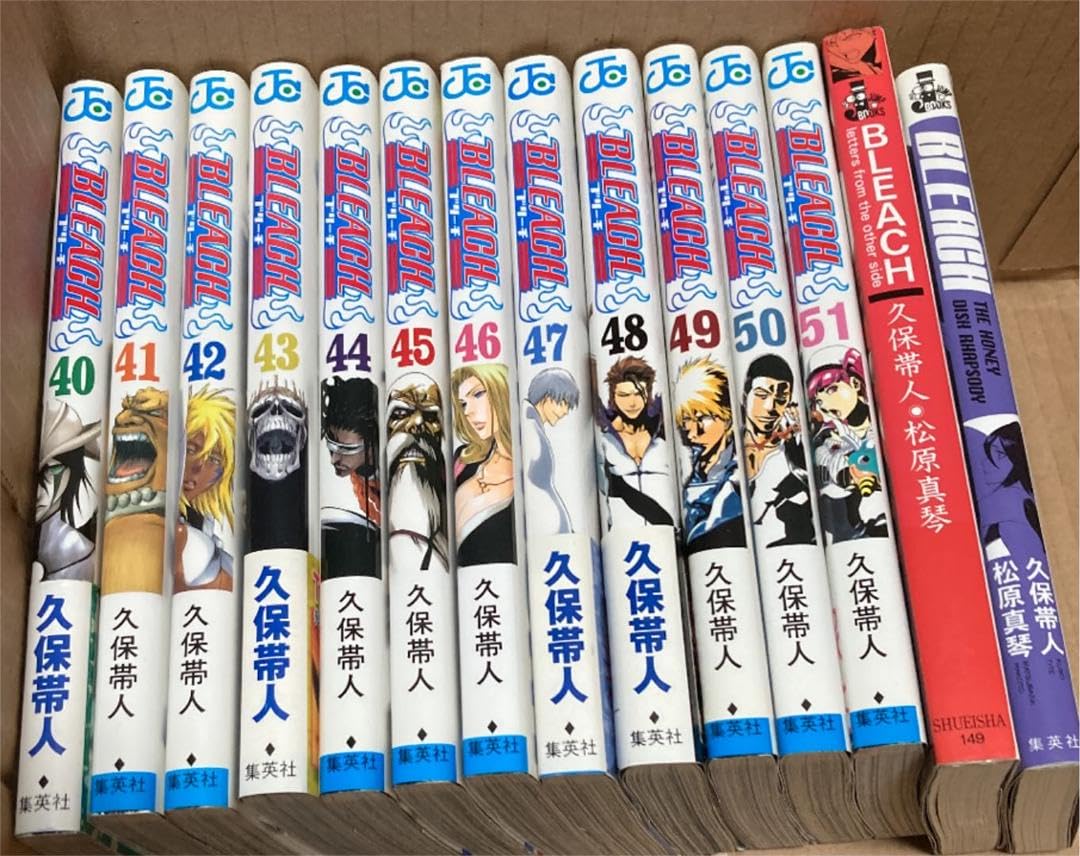 久保帯人漫画BLEACH 1-51巻、小説 BLEACH①②